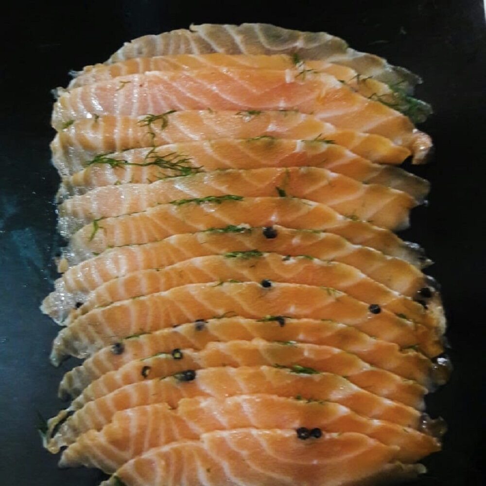 Cured Salmon Strips