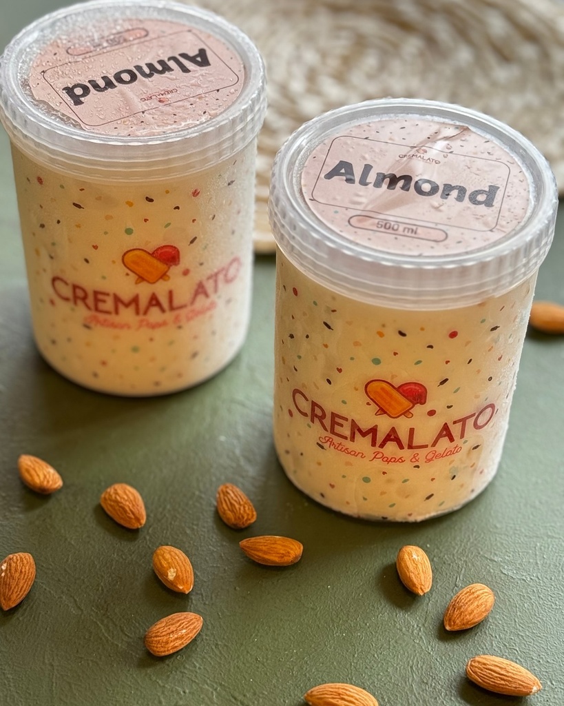 Icecream Tub (ALMOND-500ML)
