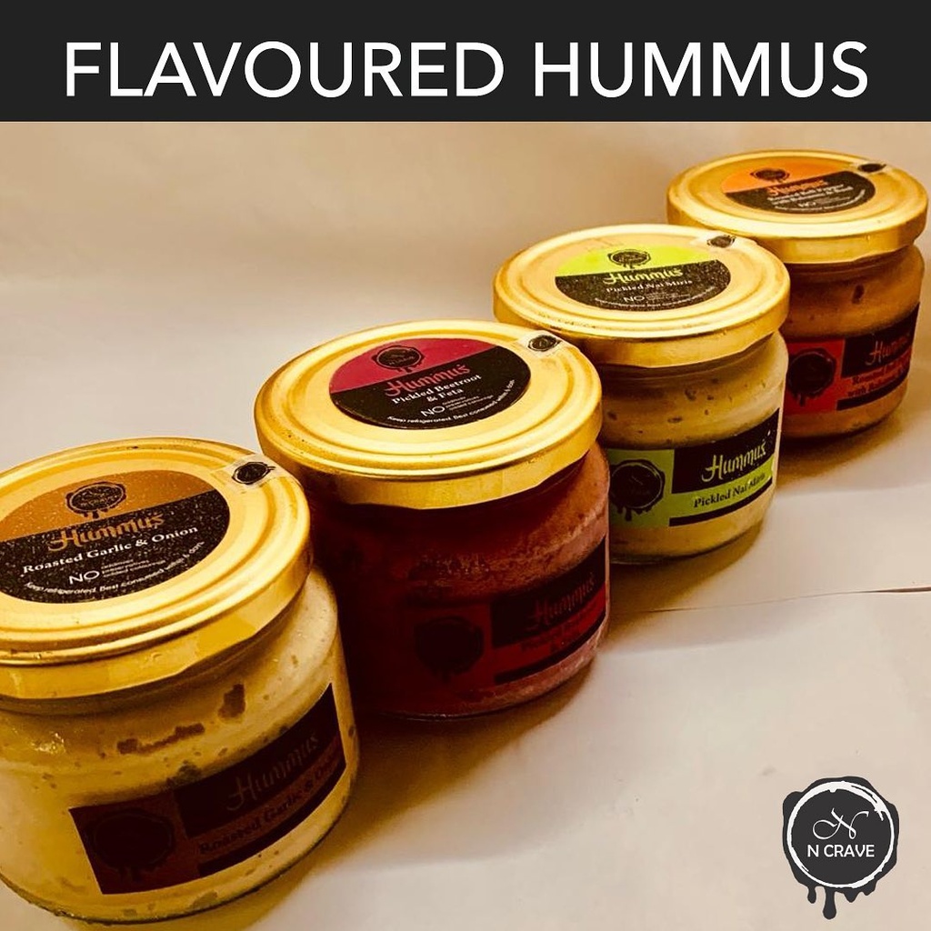 Roasted Garlic & Onion Hummus 