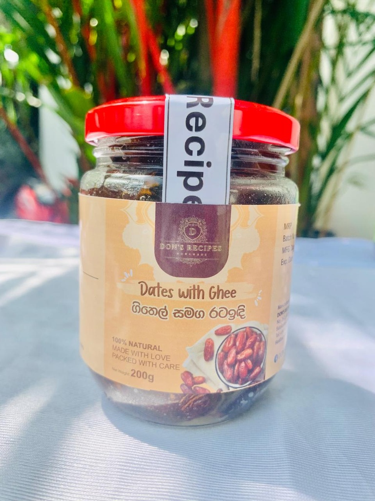 [Don's] Dates with Ghee