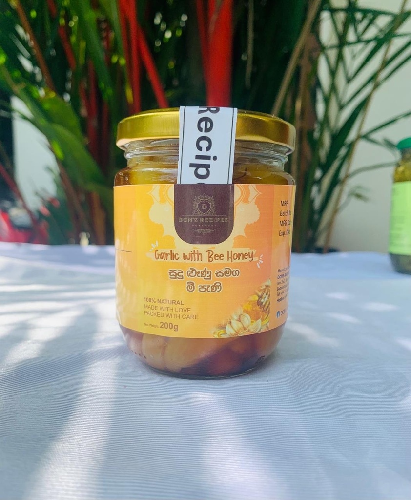 [Don's] Garlic with Bee Honey