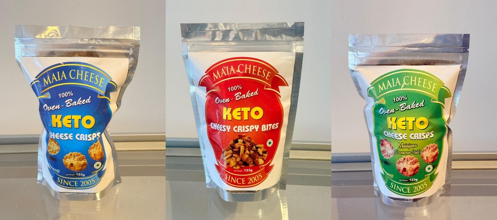 KETO -Bites (Cheesy Crispy Bites-123g)