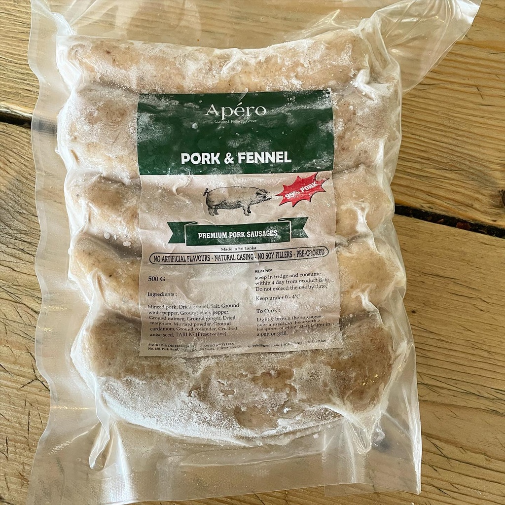 Pork Sausages  (FENNEL-500G)