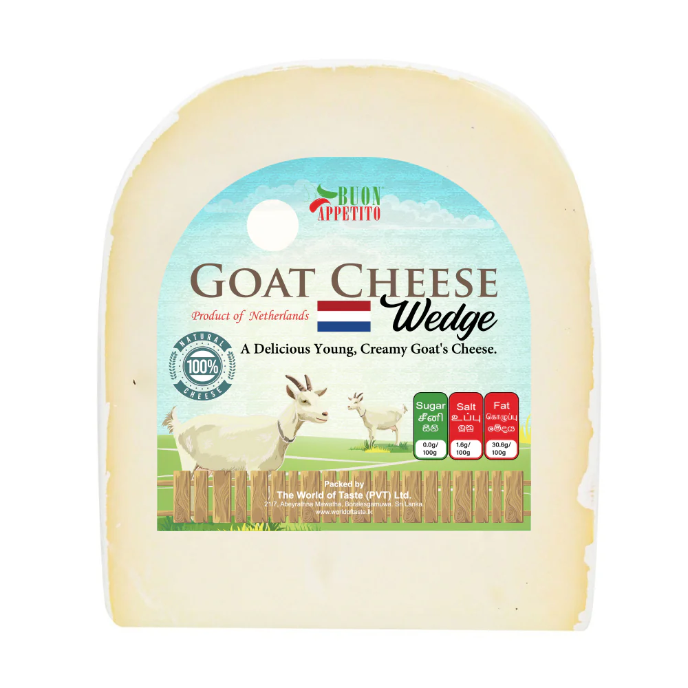 [Luxe] Goat Cheese Wedges 200g