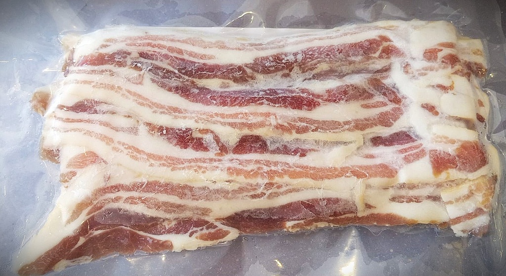 Cold Smoked streaky bacon  (500g)