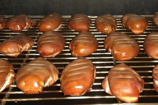 Hot Smoked Chicken Breast  (500g)