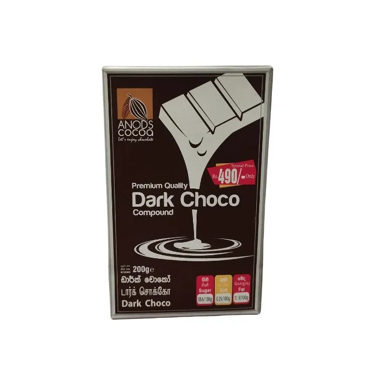Anods Cocoa Compound (Dark Choco Compound - 200g)