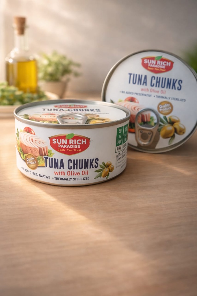 Tuna Chunks with Olve oil