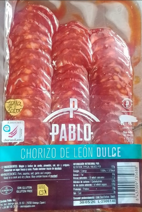Spicy Chorizo Slice -Pablo