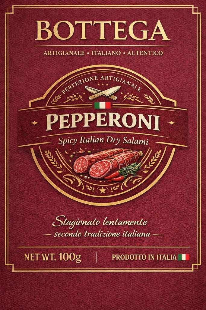 Salami Piccante -Bottega