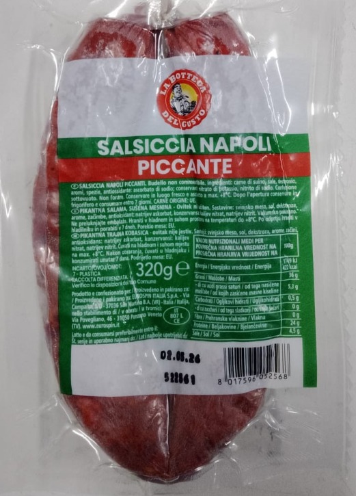 Neapolitan sausage (Salsiccia Napoli Picante)