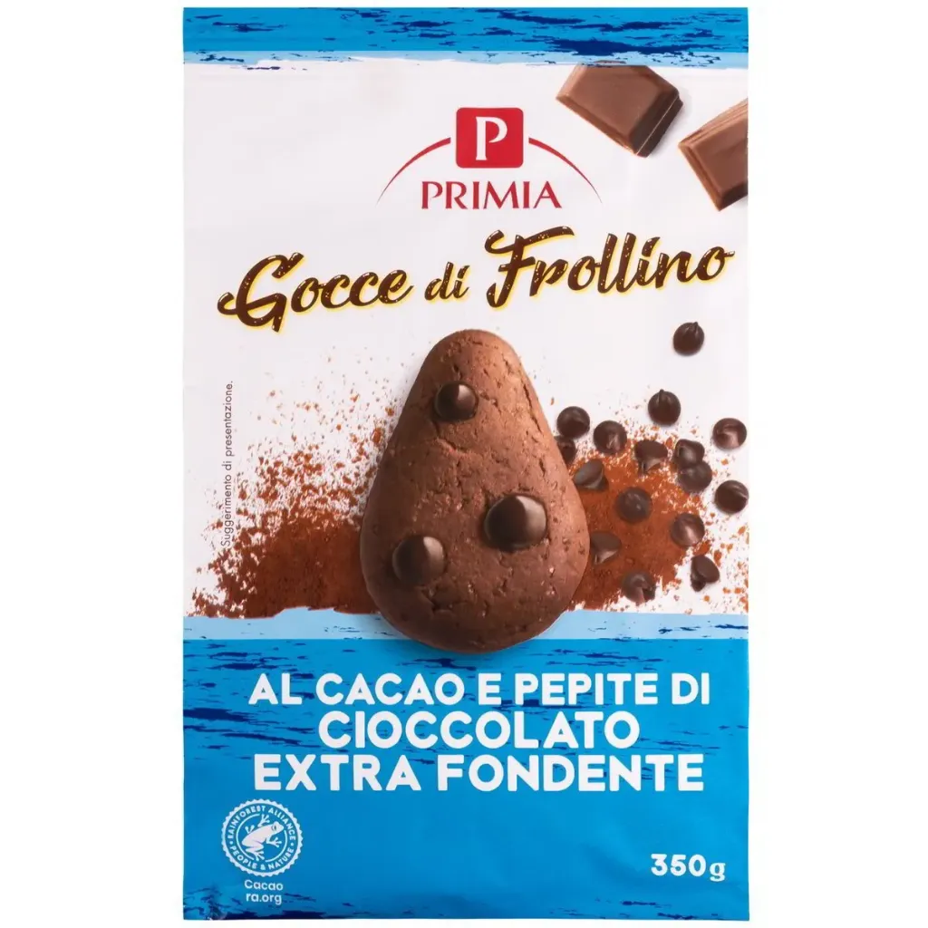 Shortbread cookies with chocolate drops (GOCCO DI FROLINO)