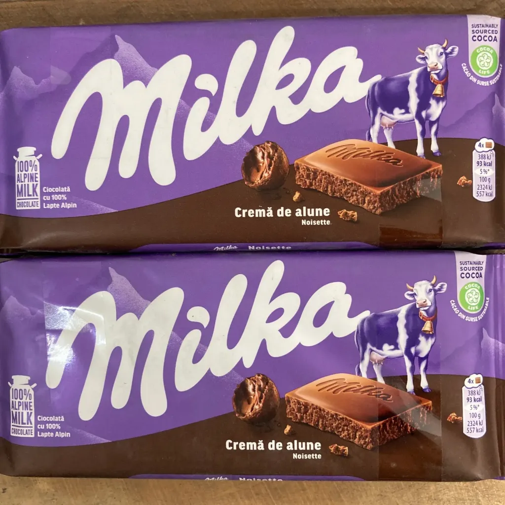 Milka Chocolates -Nocciolato