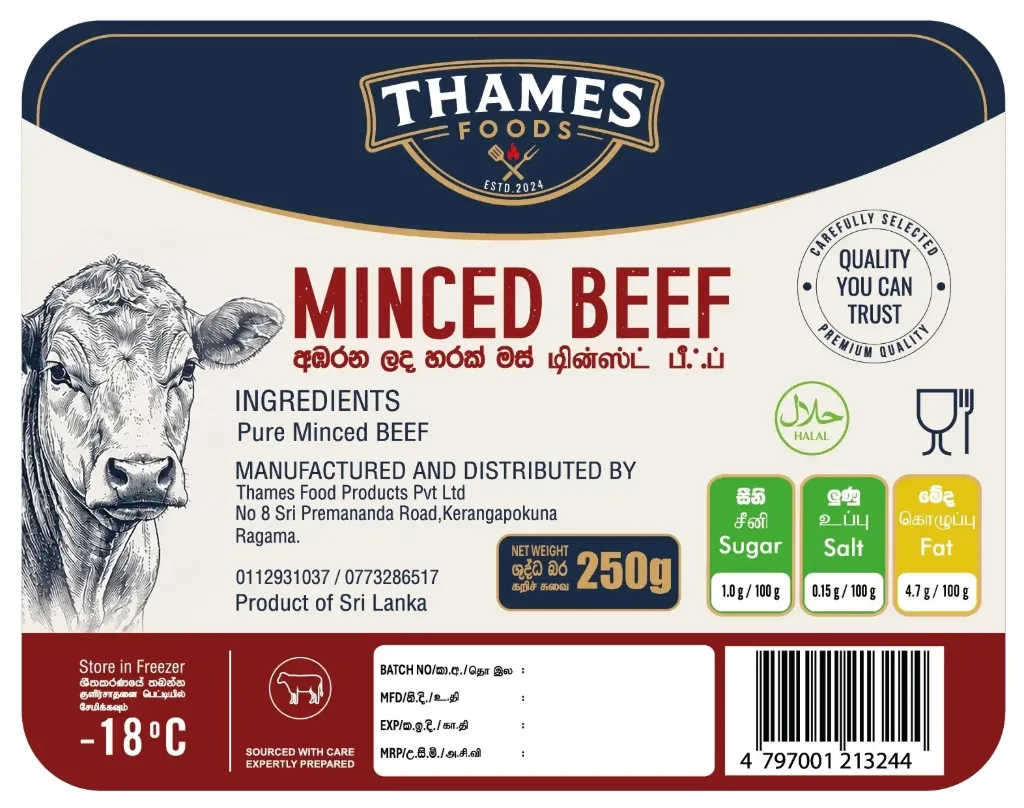 [Thames] Minced Meat Beef (Halal)