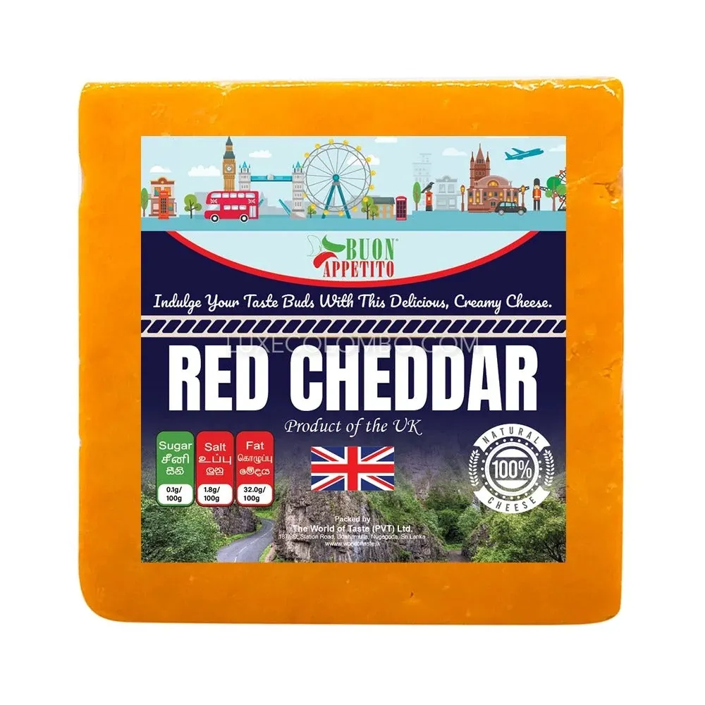 UK Red Cheddar 200g - Boun Appetito