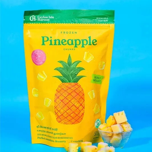 Frozen Pineapple Chunks | Ready-to-Use |