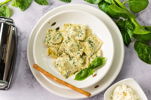 [Ricotta Spinach Ravioli] Ricotta Spinach Ravioli