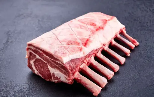 Lamb Rack Frenched Cap Off