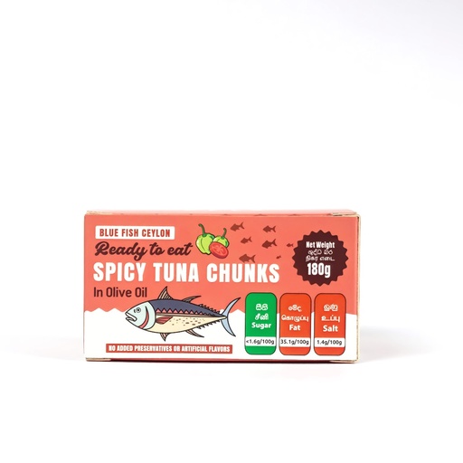 Spicy Tuna Chunks in Olive Oil 