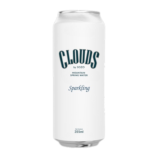 Clouds Sparkling Water Cans